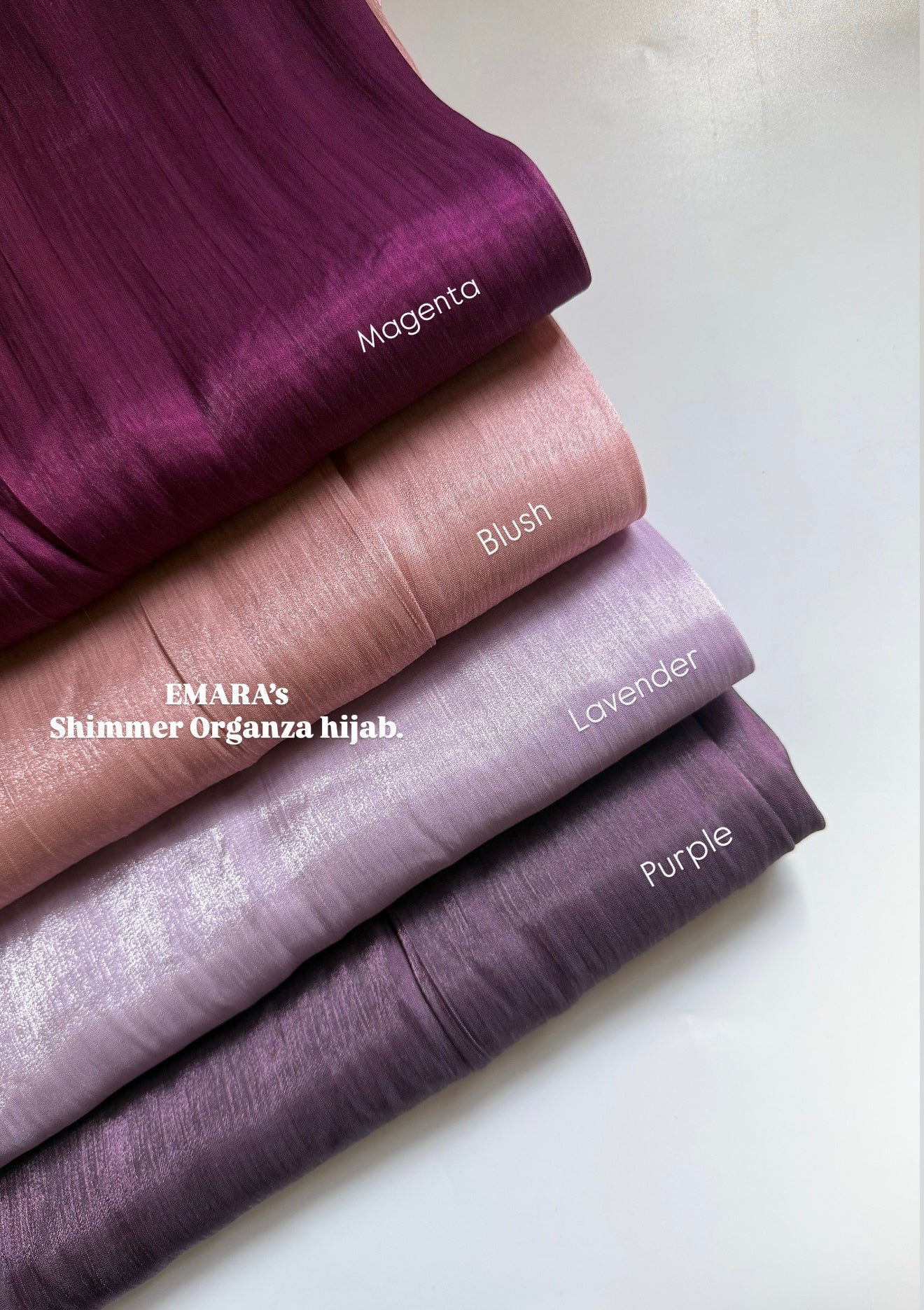Shimmer Organza Hijabs
