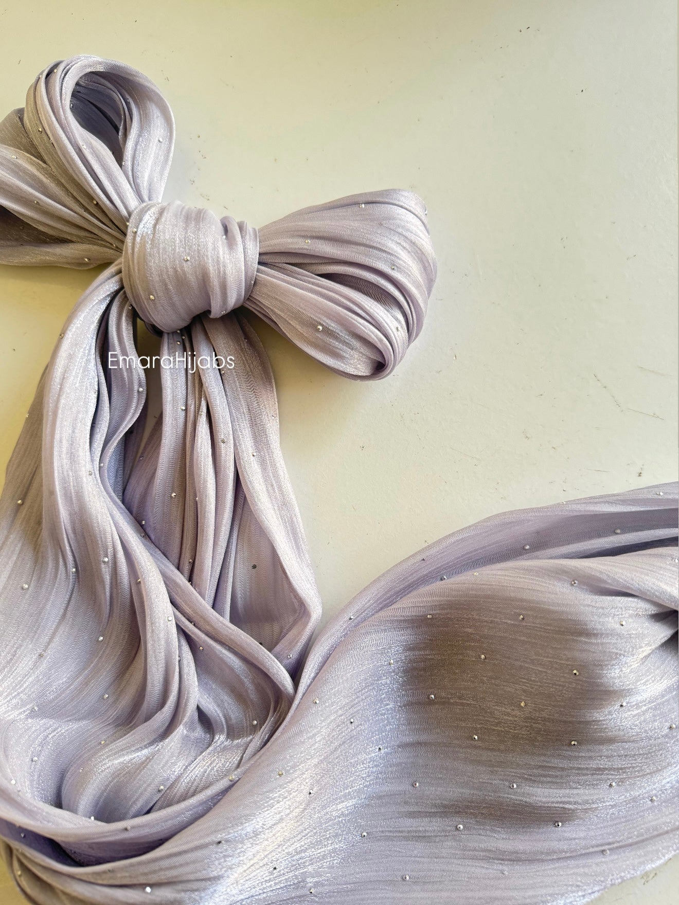 Dove crystal organza