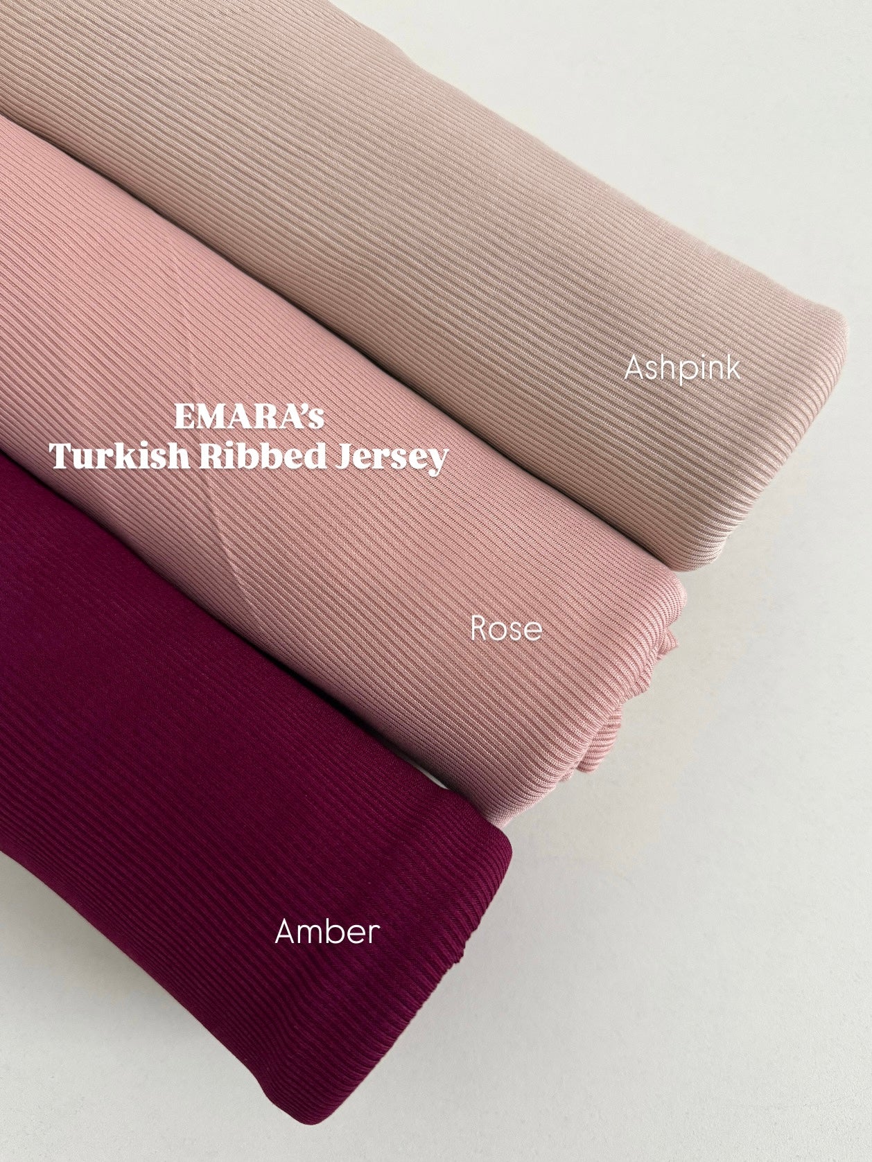 Ribbed Jersey Hijabs