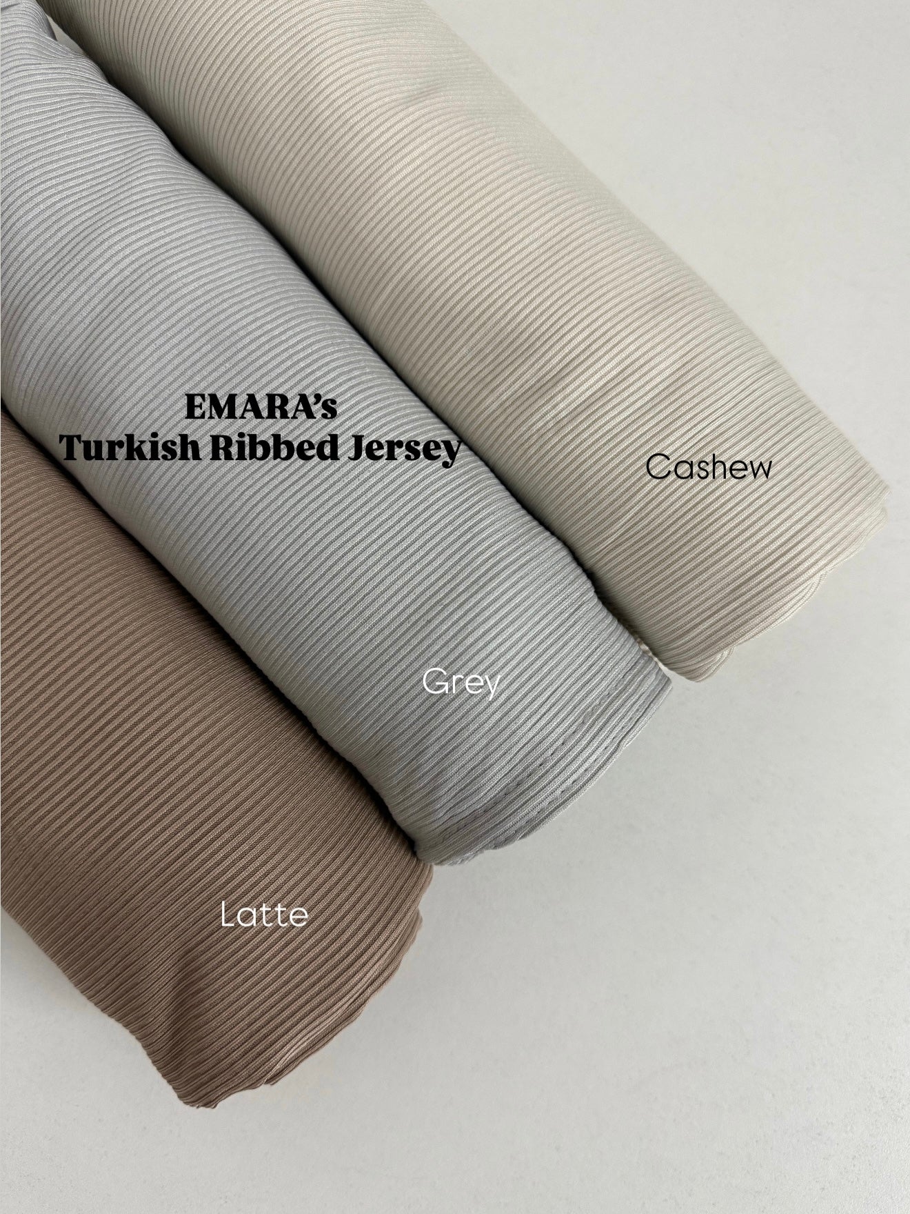 Ribbed Jersey Hijabs