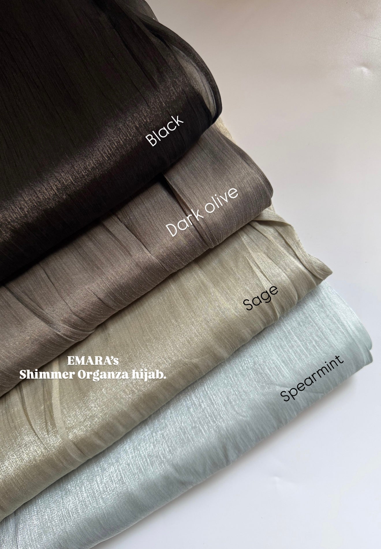 Shimmer Organza Hijabs