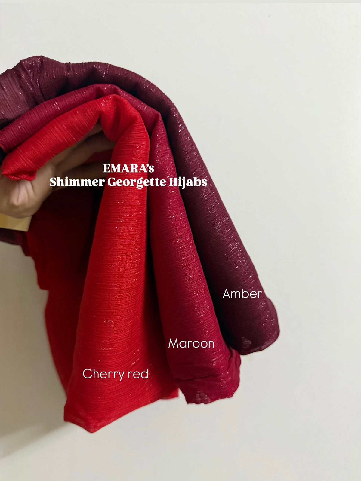 Shimmer georgette