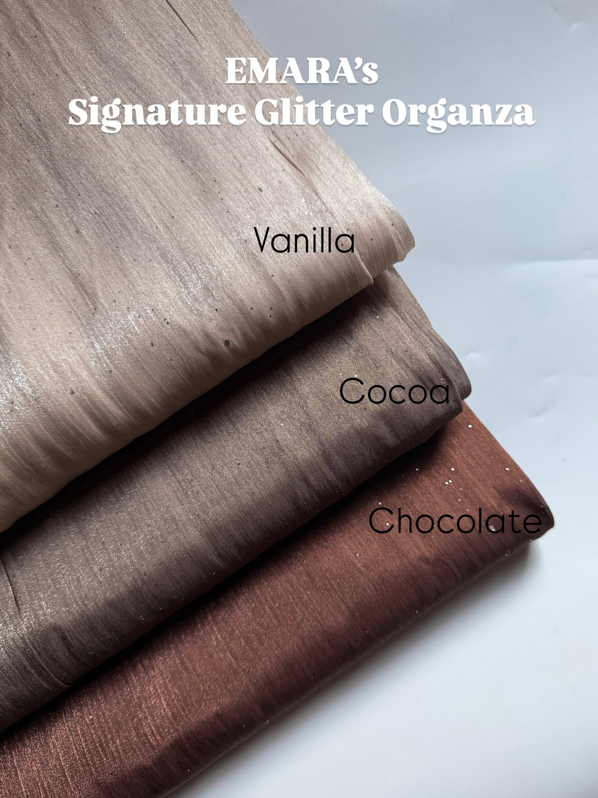 Glitter Organza Hijabs