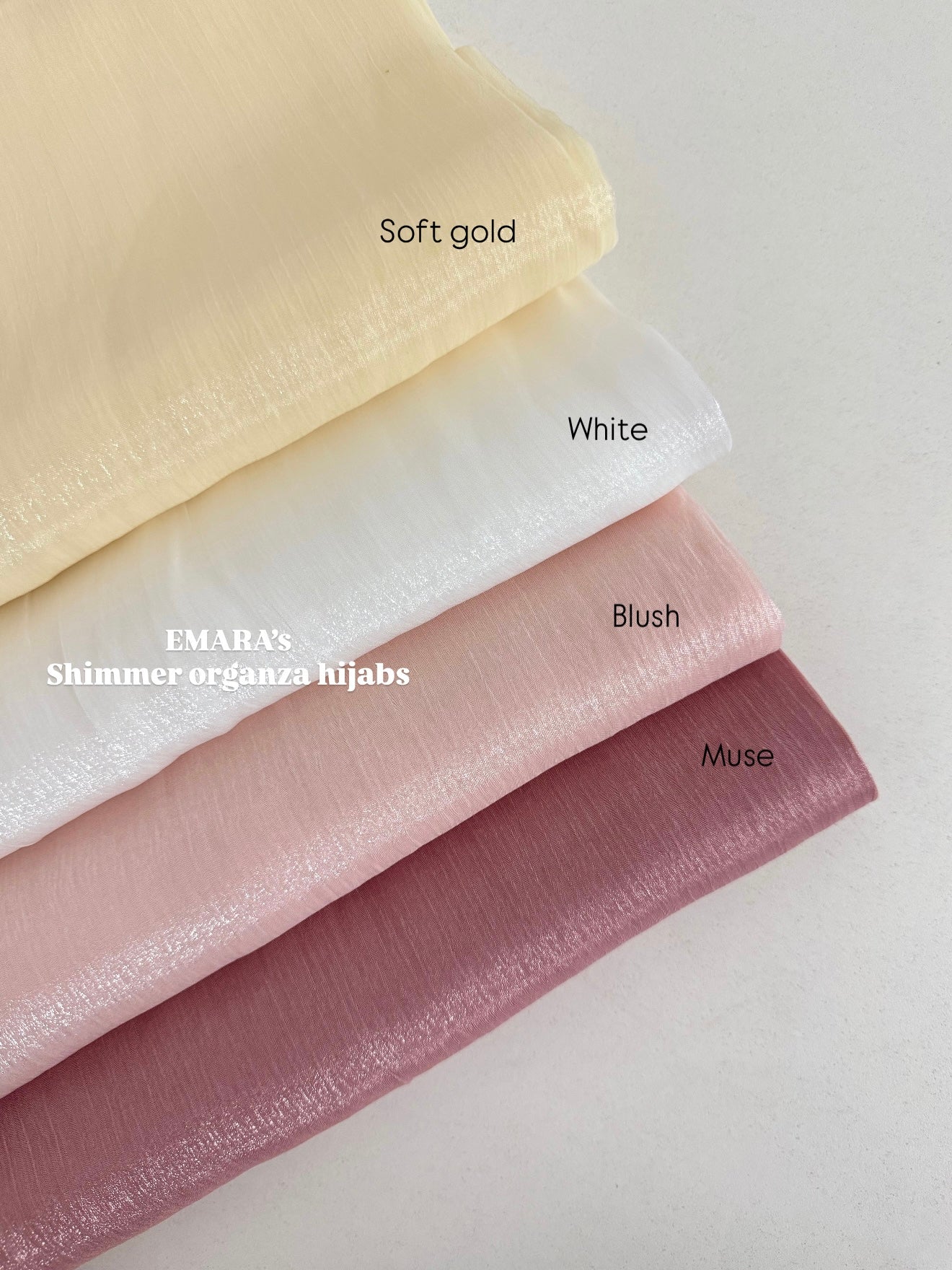 Shimmer Organza Hijabs