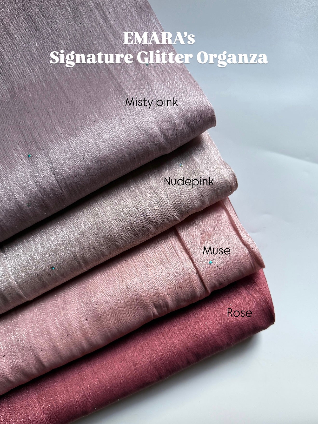 Glitter Organza Hijabs
