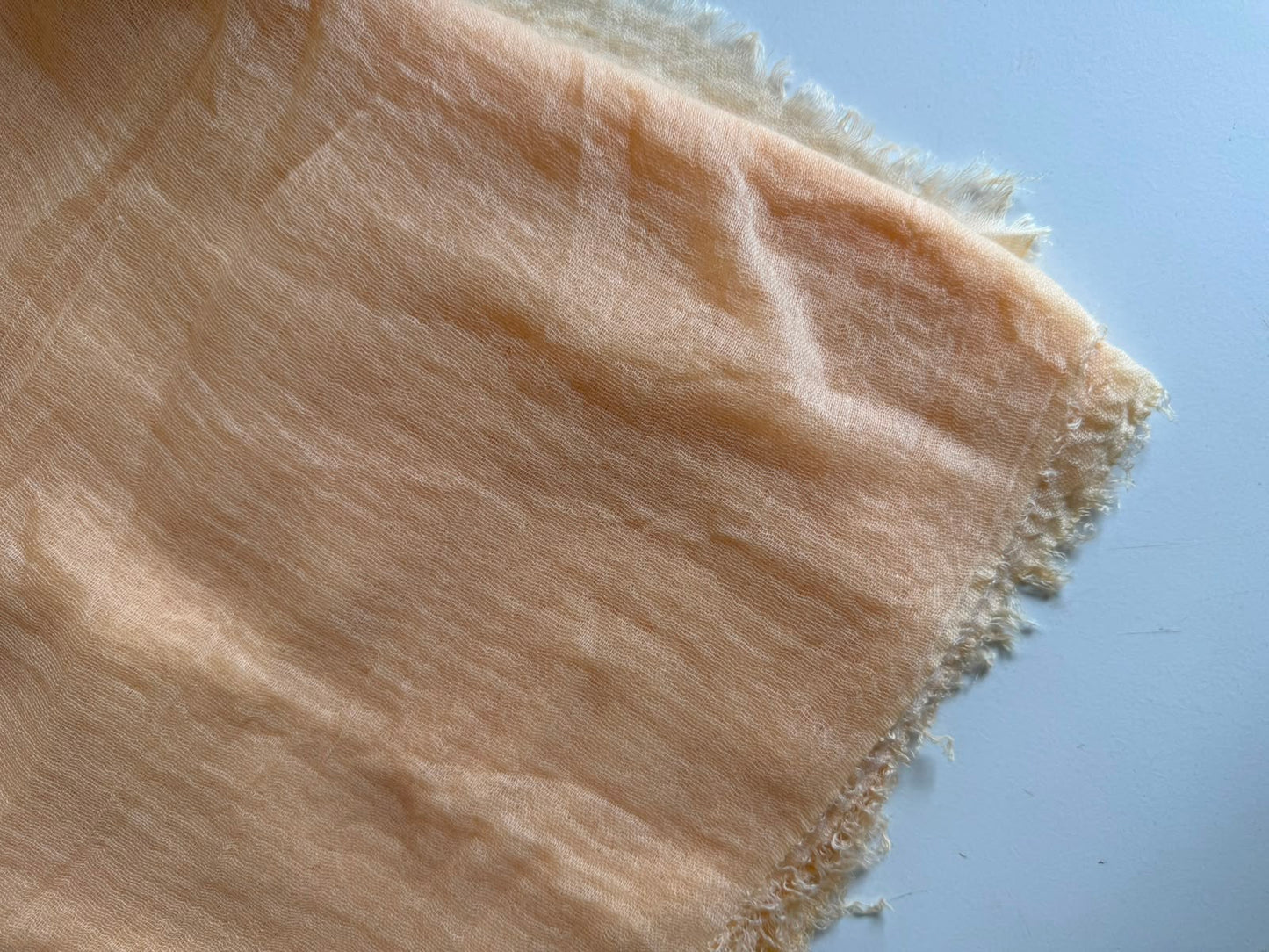 Salmon Crinkle cotton