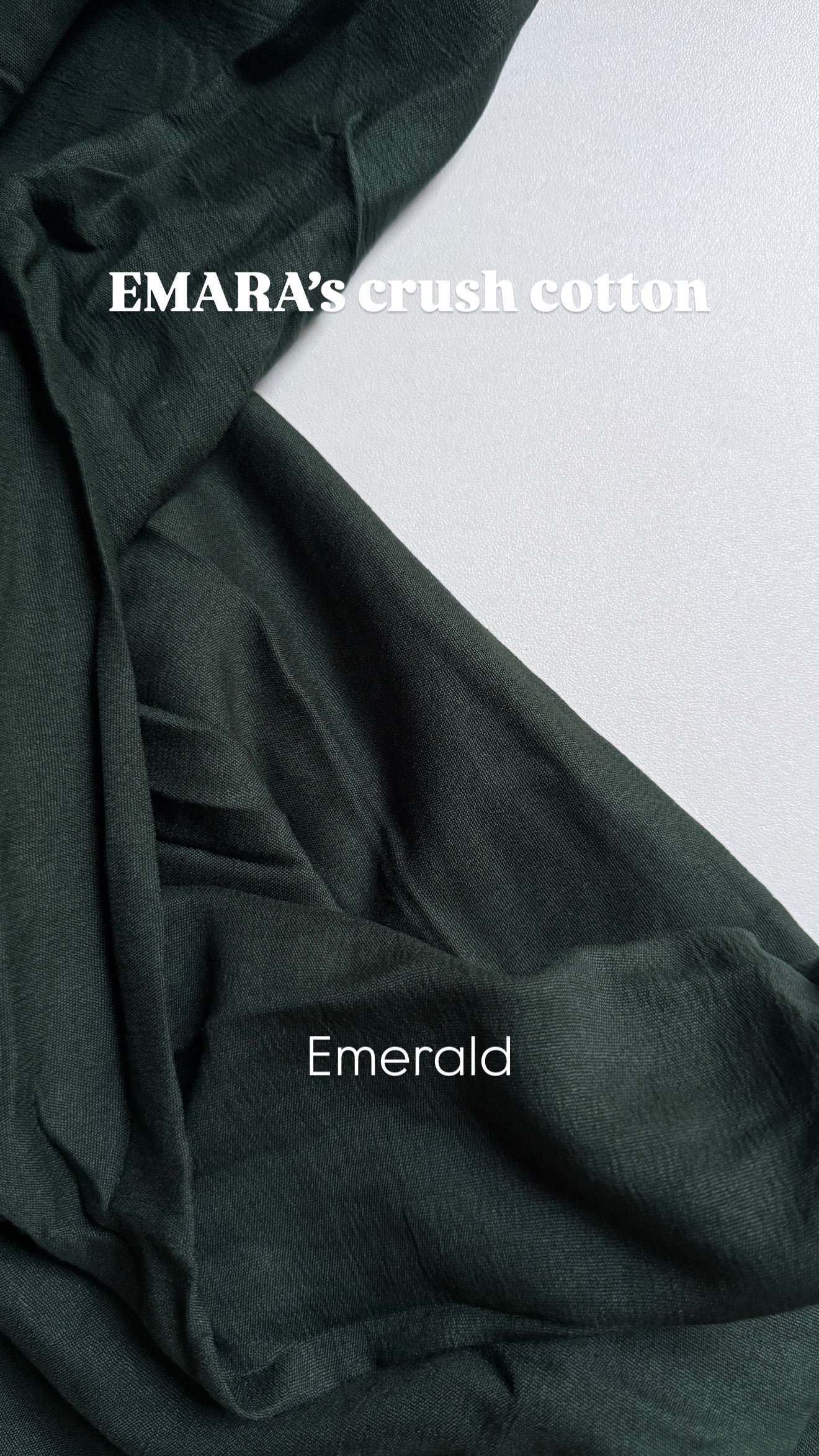 Emerald crush cotton