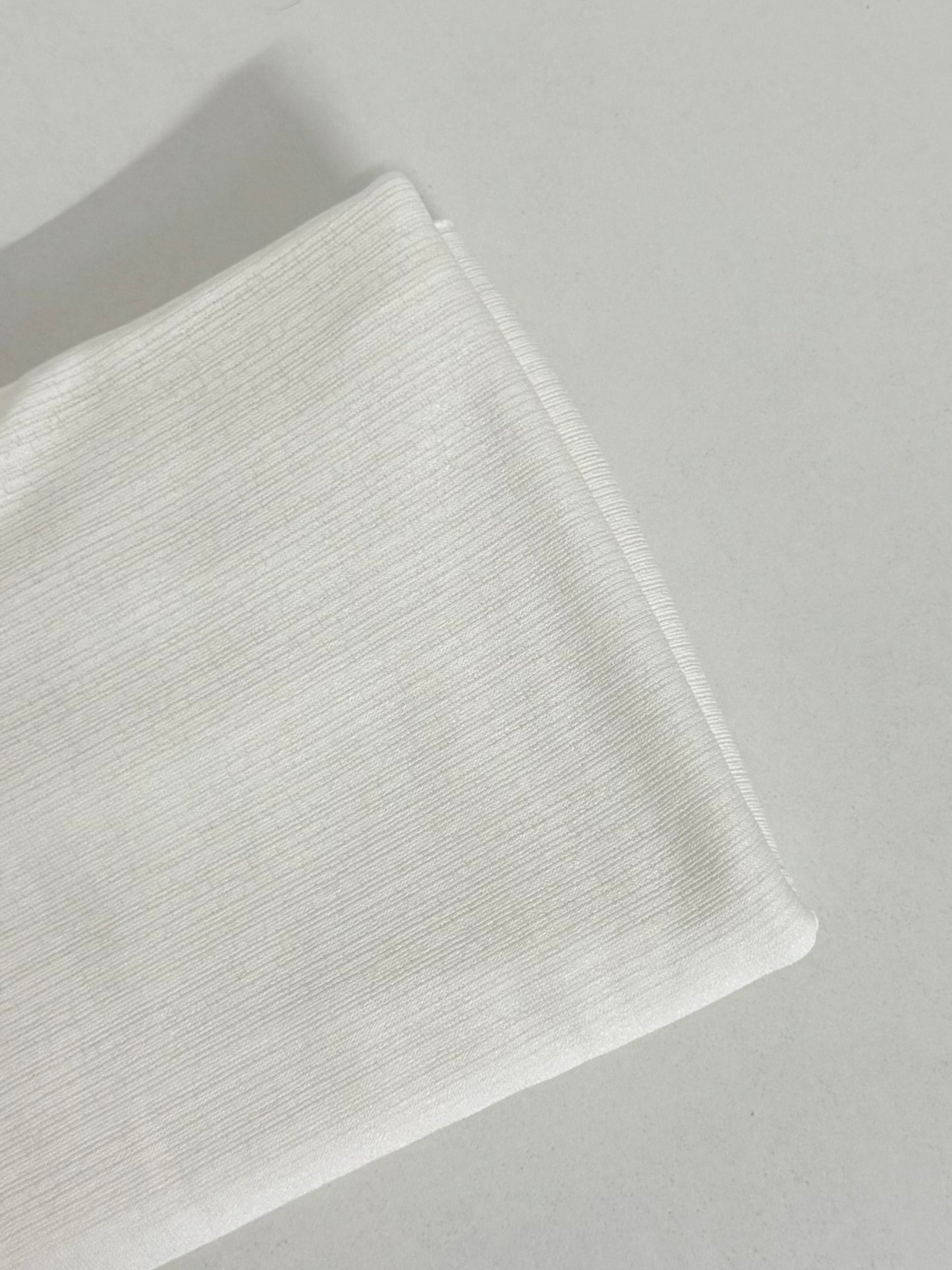 WHITE TEXTURED Jersey
