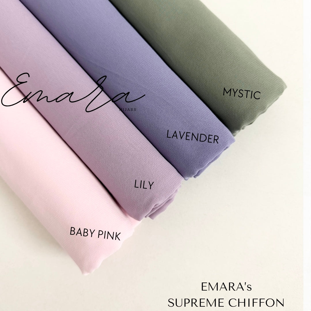 SUPREME CHIFFON • 200cm (Best Sellers)