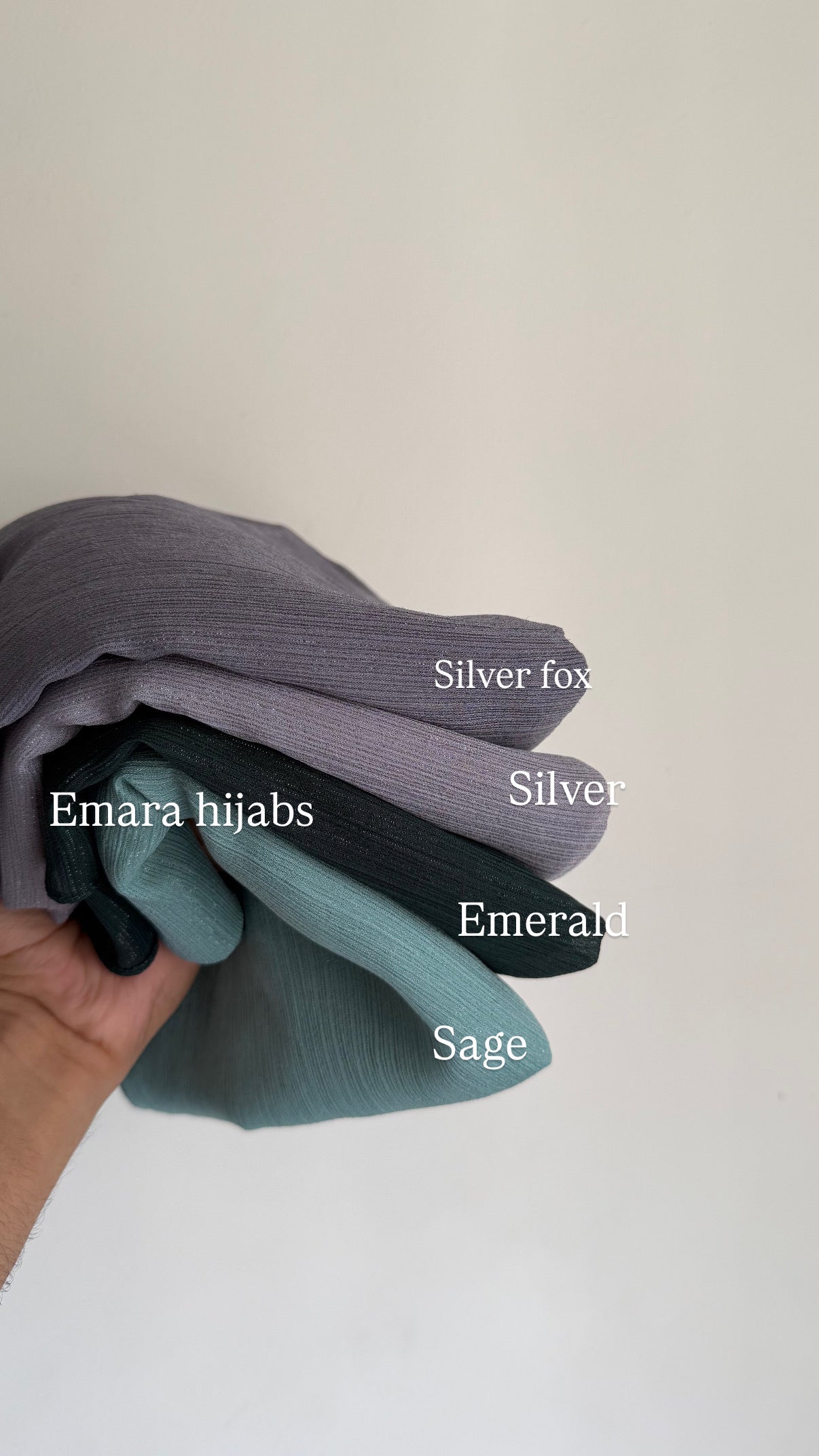 Shimmer georgette (choose colours)