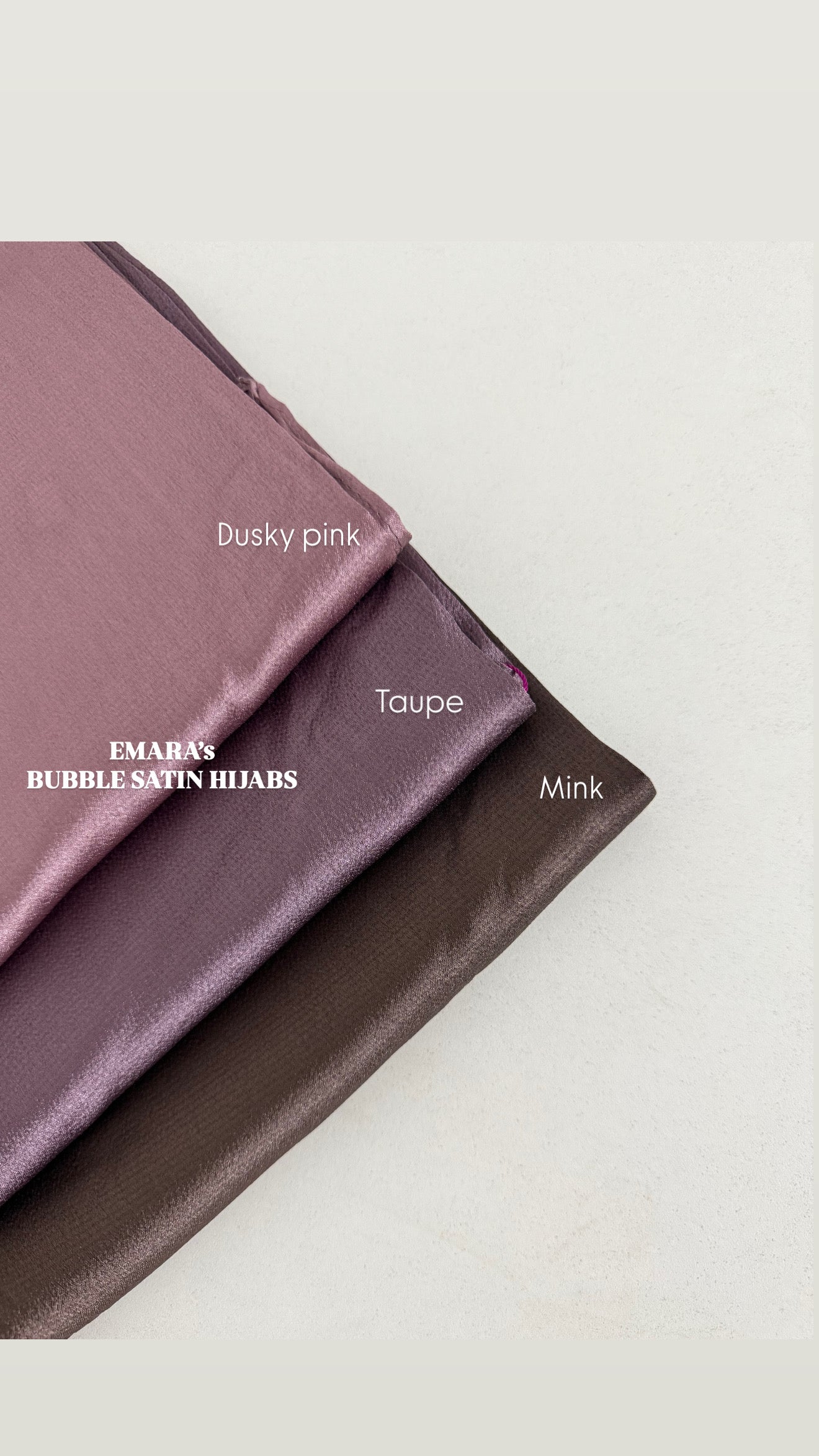 Bubble SATIN HIJABS