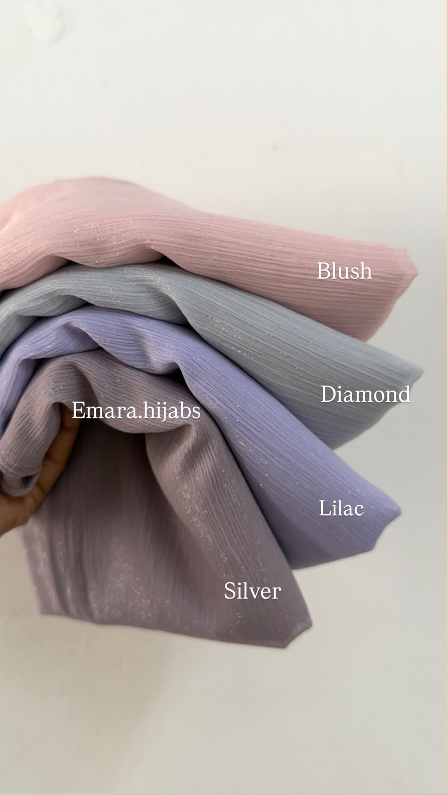 Shimmer georgette