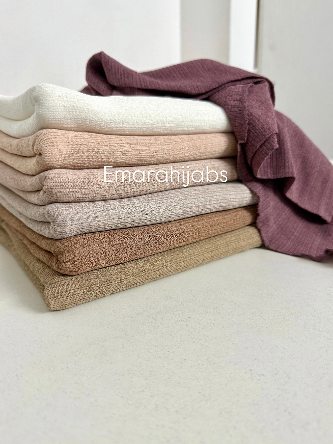 Turkish Textured Jersey Hijab