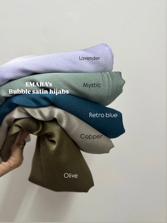 Bubble SATIN HIJABS