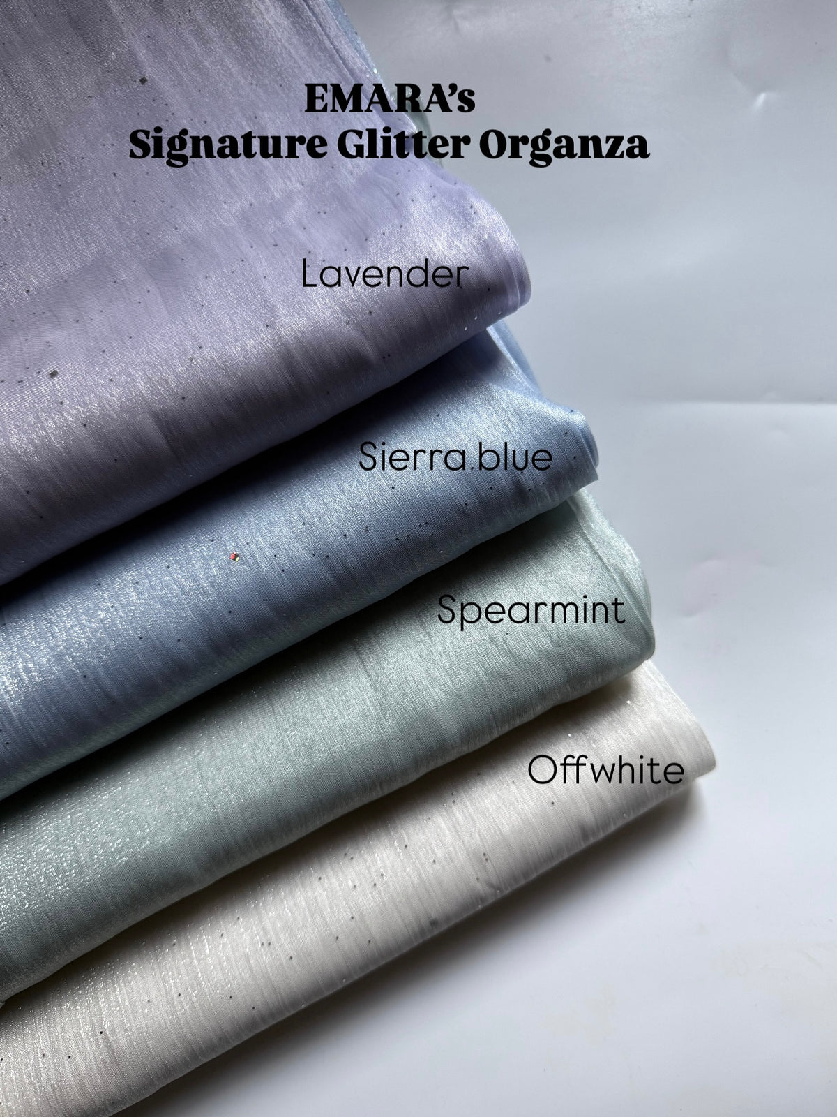 Glitter Organza Hijabs