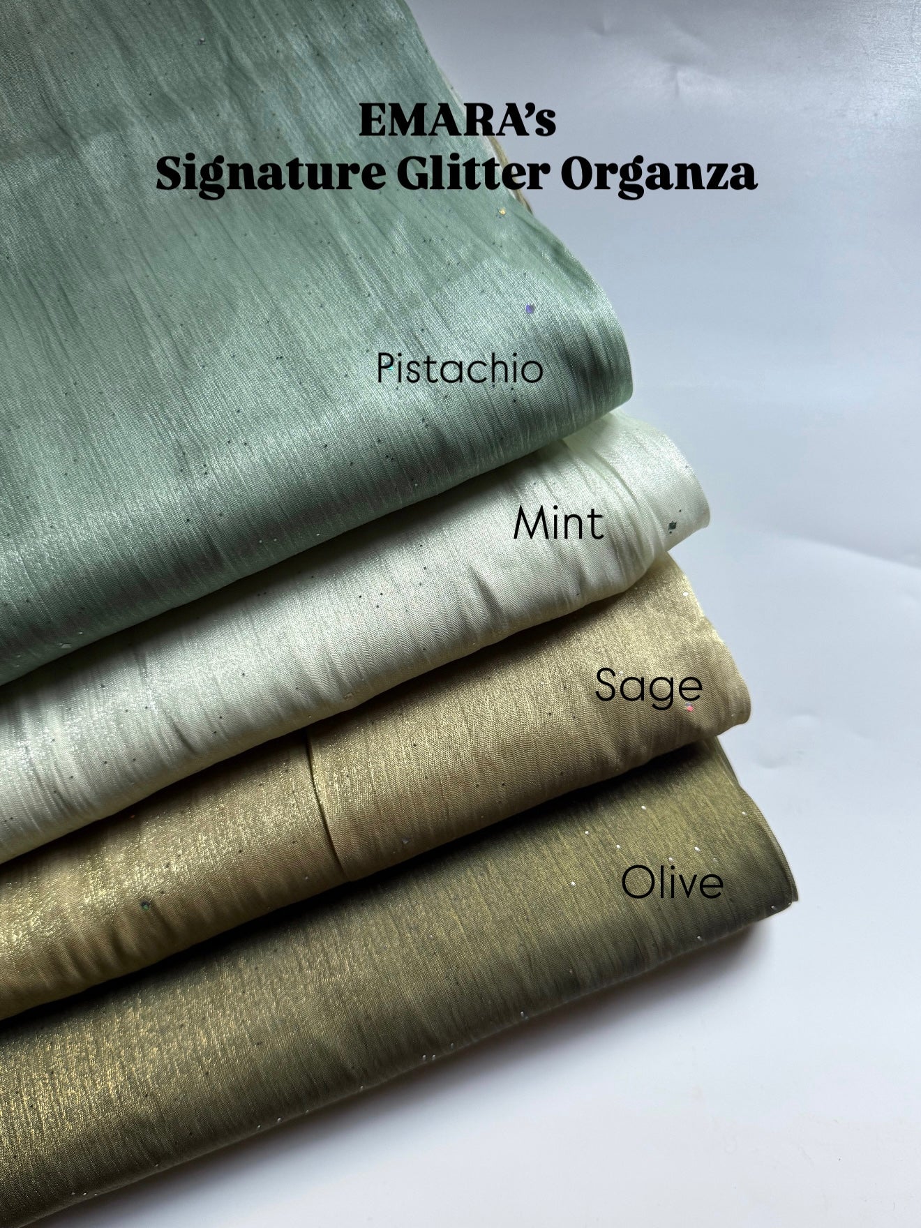 Glitter Organza Hijabs