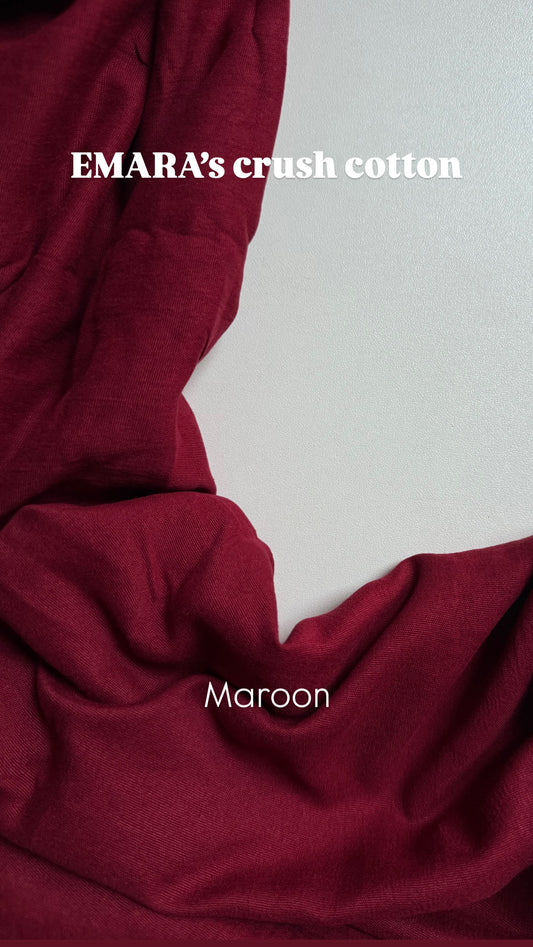 Maroon crush cotton