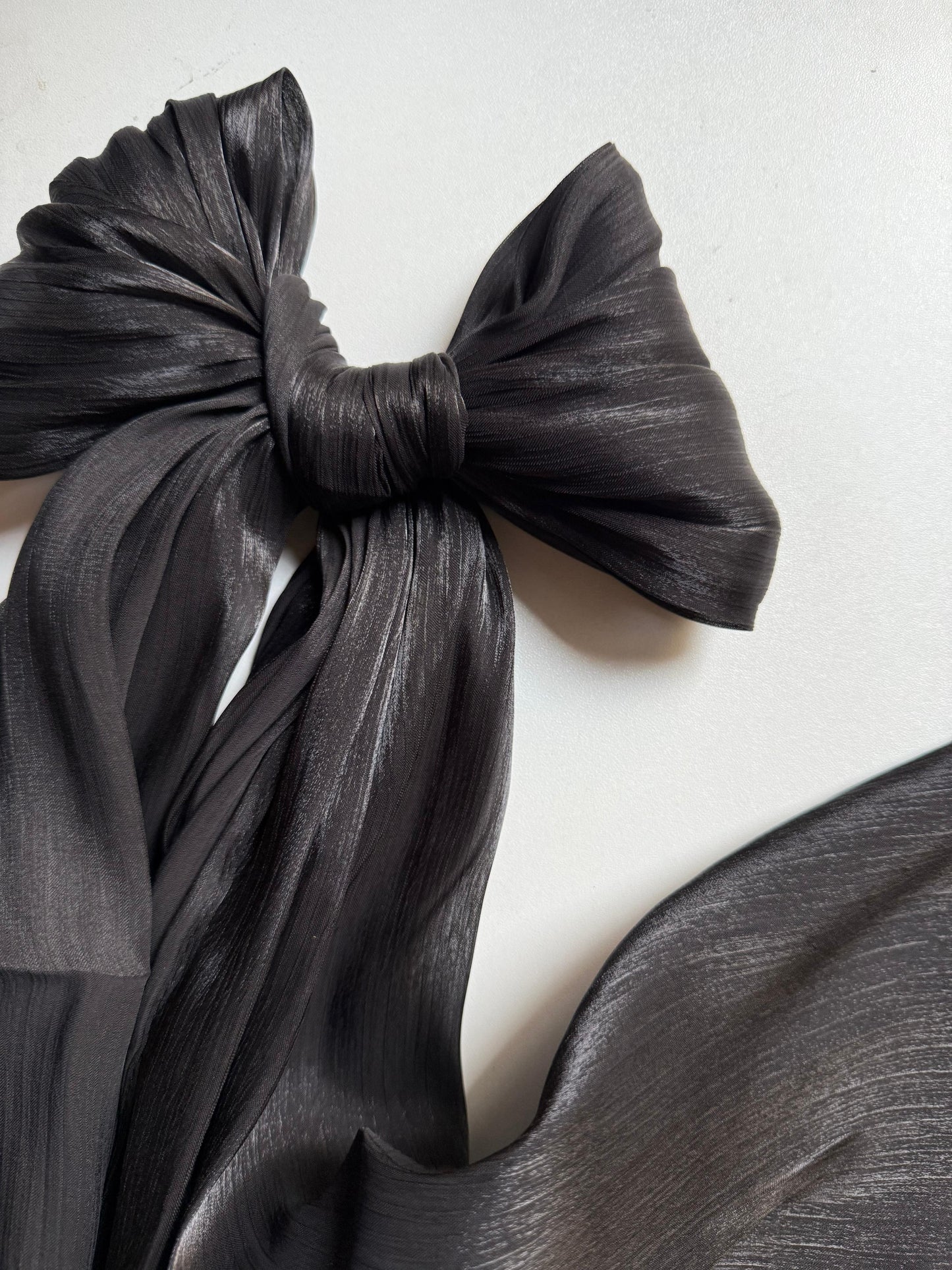 BLACK Shimmer organza