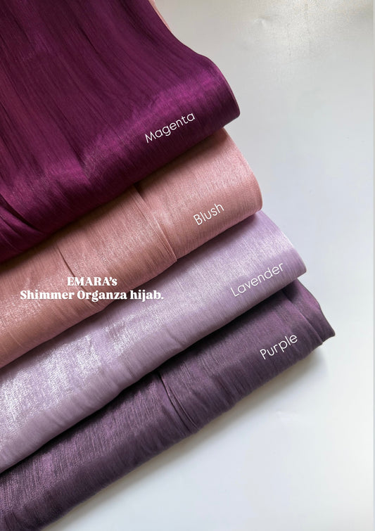 Shimmer Organza Hijabs