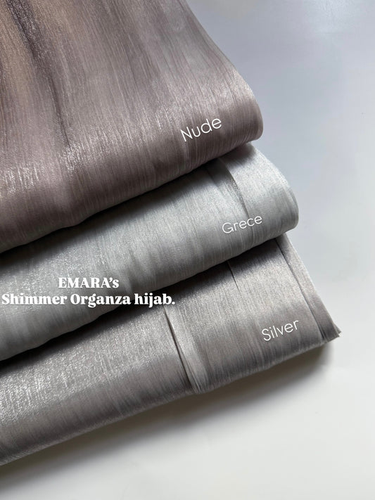 Shimmer Organza Hijabs