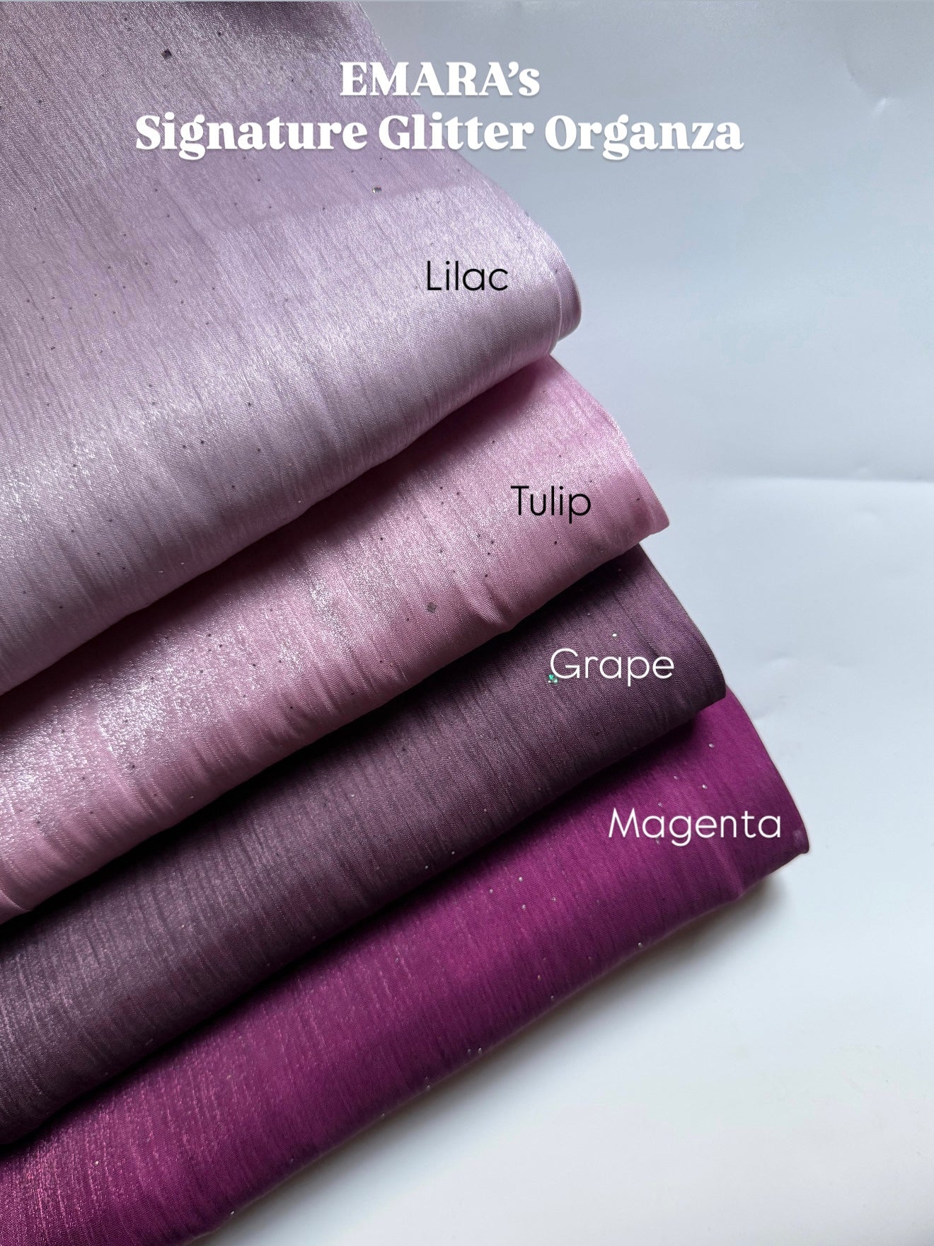 Glitter Organza Hijabs