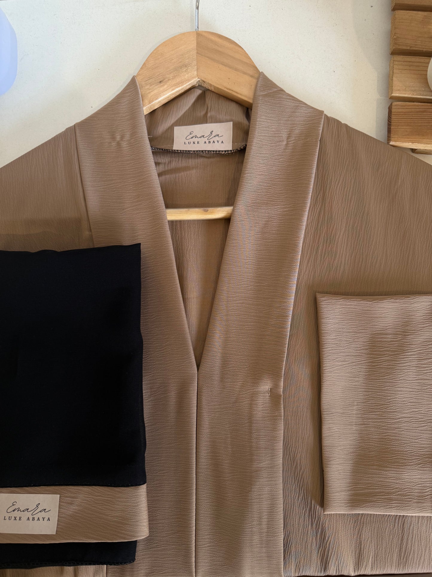 Luxe Abaya in NUDE