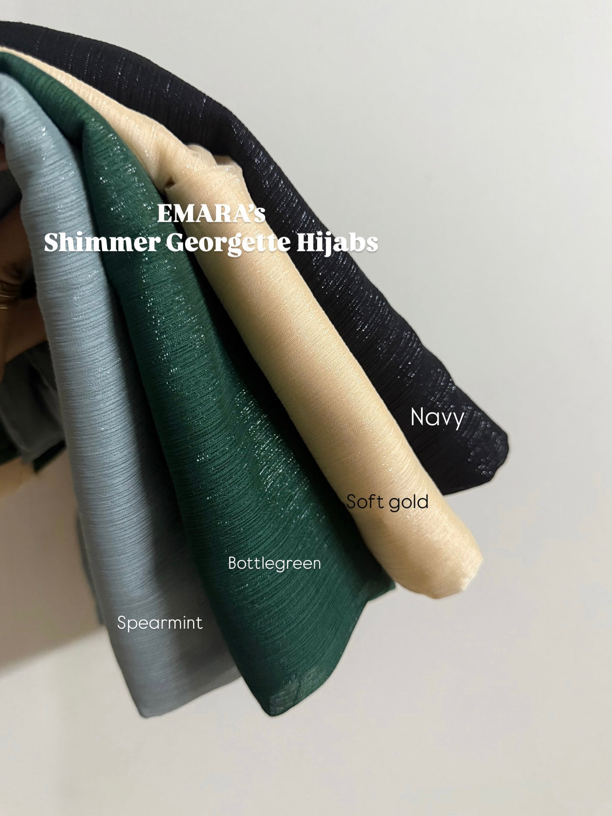 Shimmer georgette