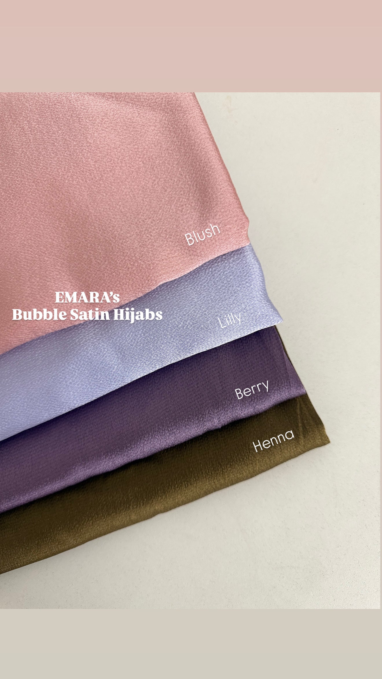 Bubble SATIN HIJABS
