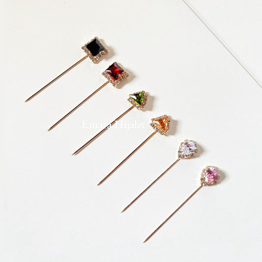 Luxe Stone Pin (1unit)