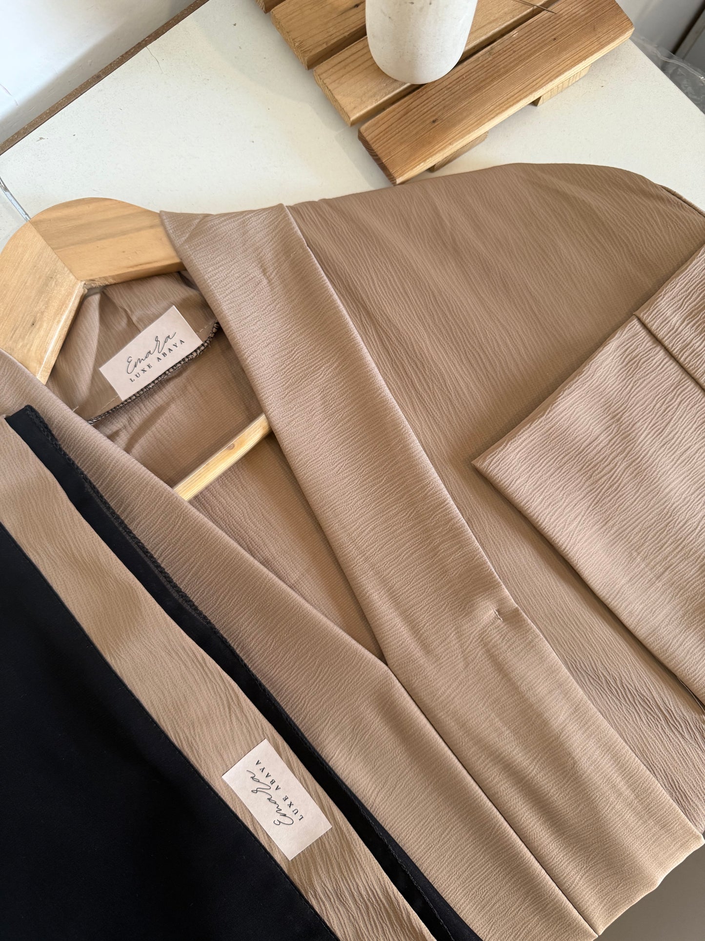 Luxe Abaya in NUDE