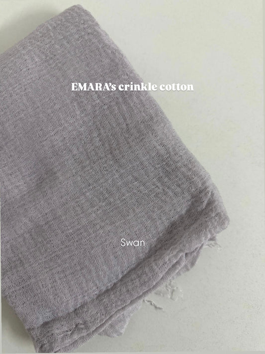 Swan Crinkle cotton