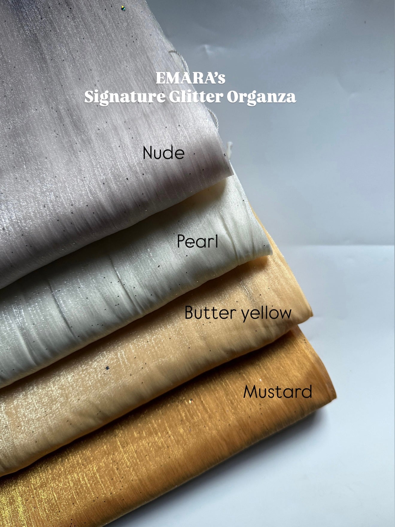 Glitter Organza Hijabs