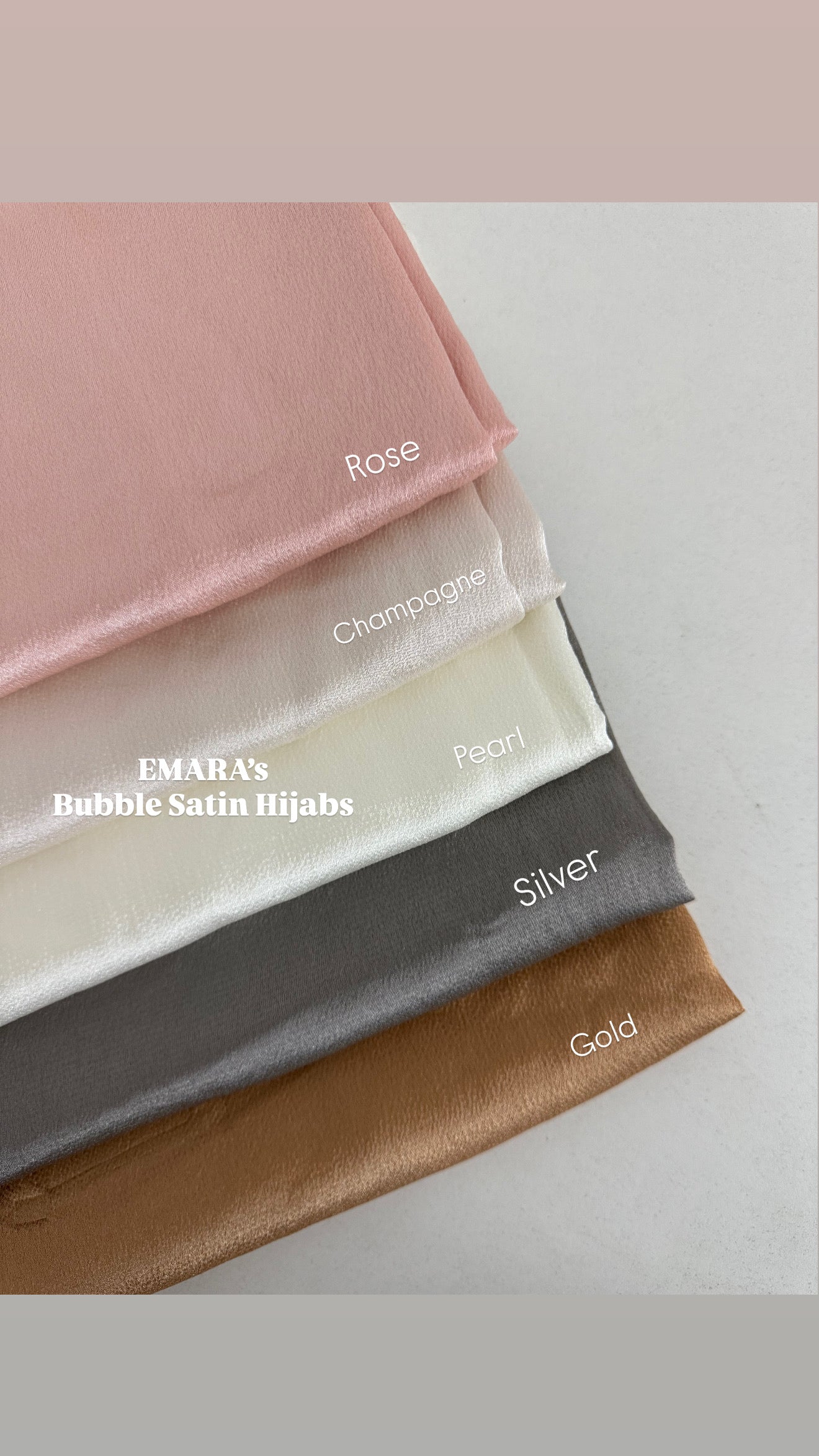 Bubble SATIN HIJABS