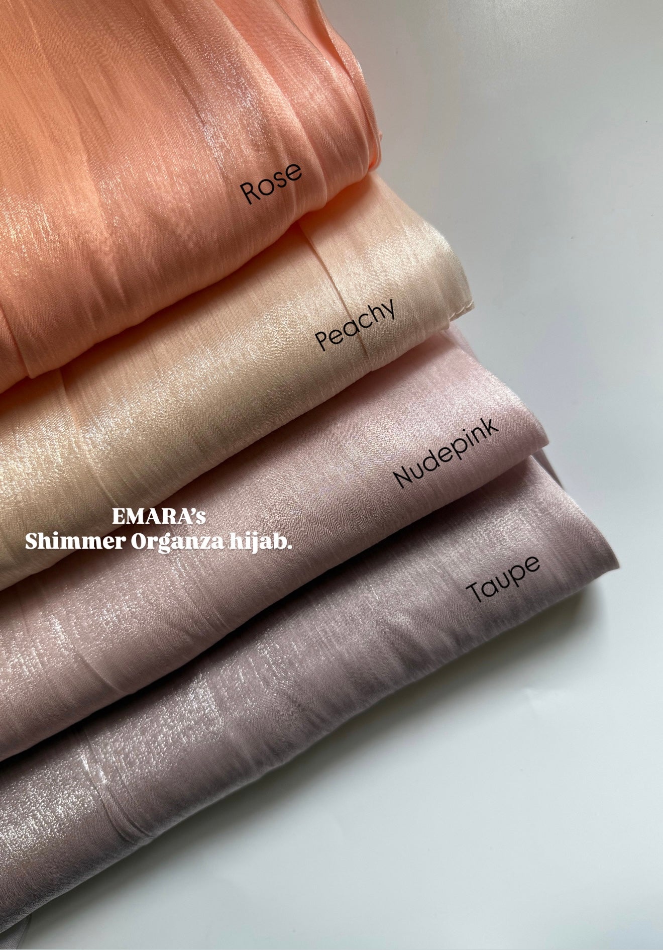Shimmer Organza Hijabs