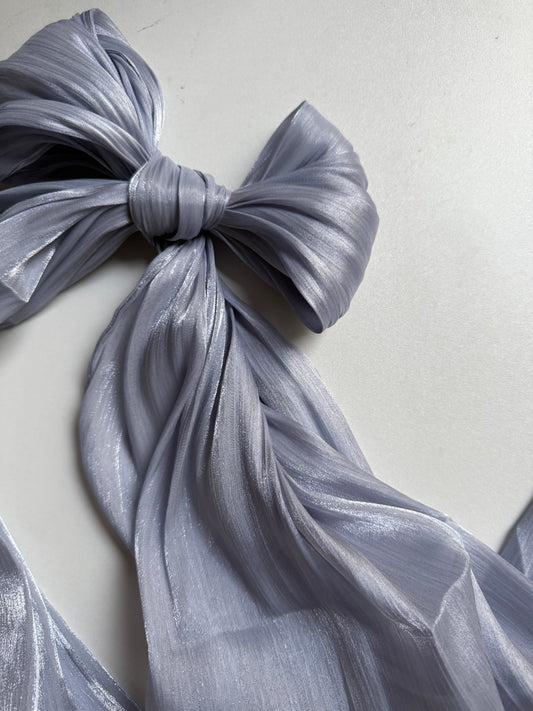 Dove Shimmer organza