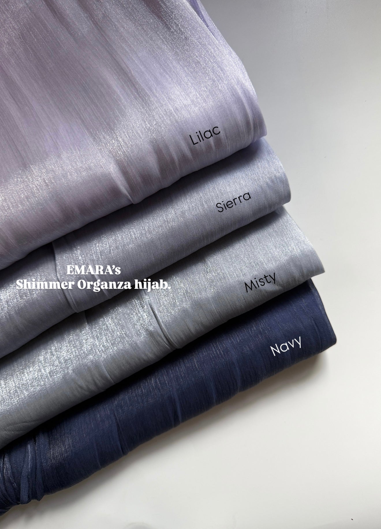 Shimmer Organza Hijabs