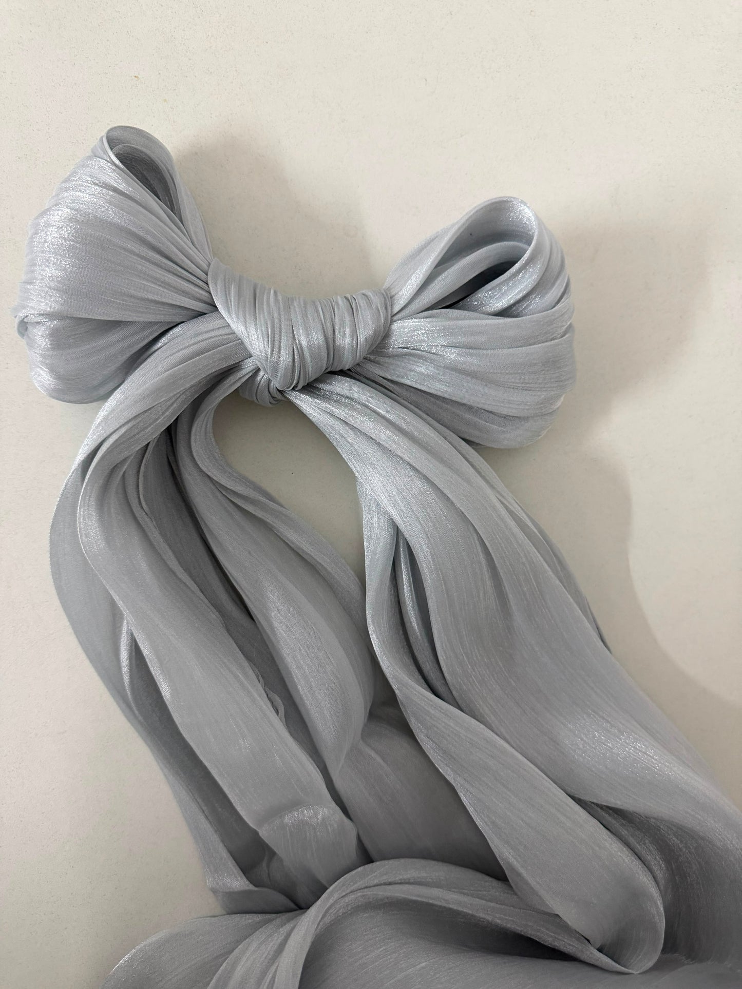 Silver Shimmer organza