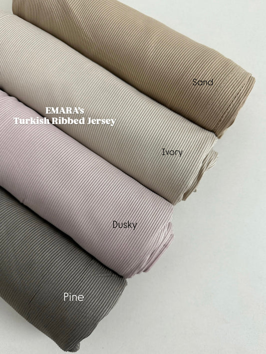 Ribbed Jersey Hijabs
