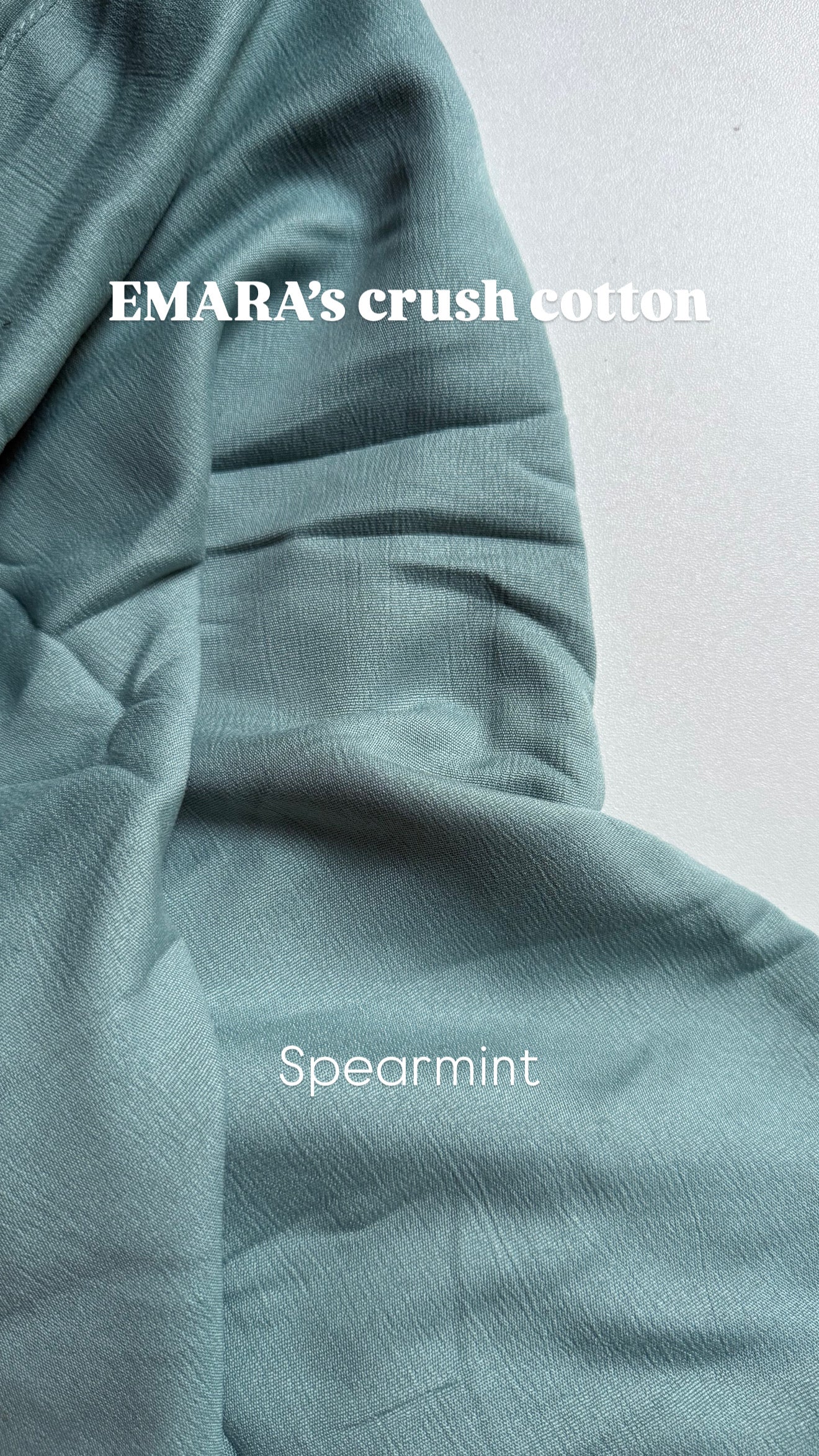 Spearmint crush cotton