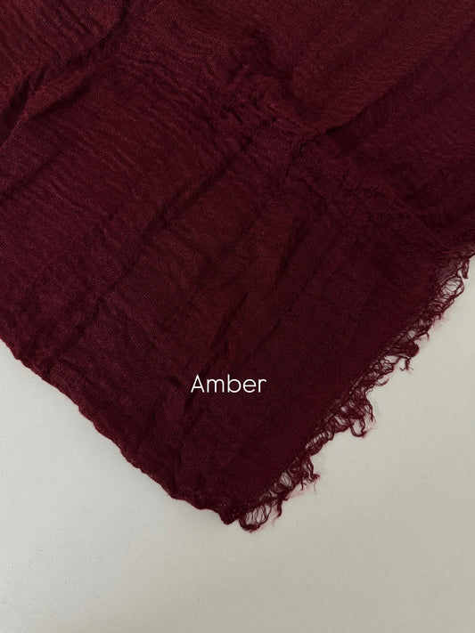Amber Crinkle cotton