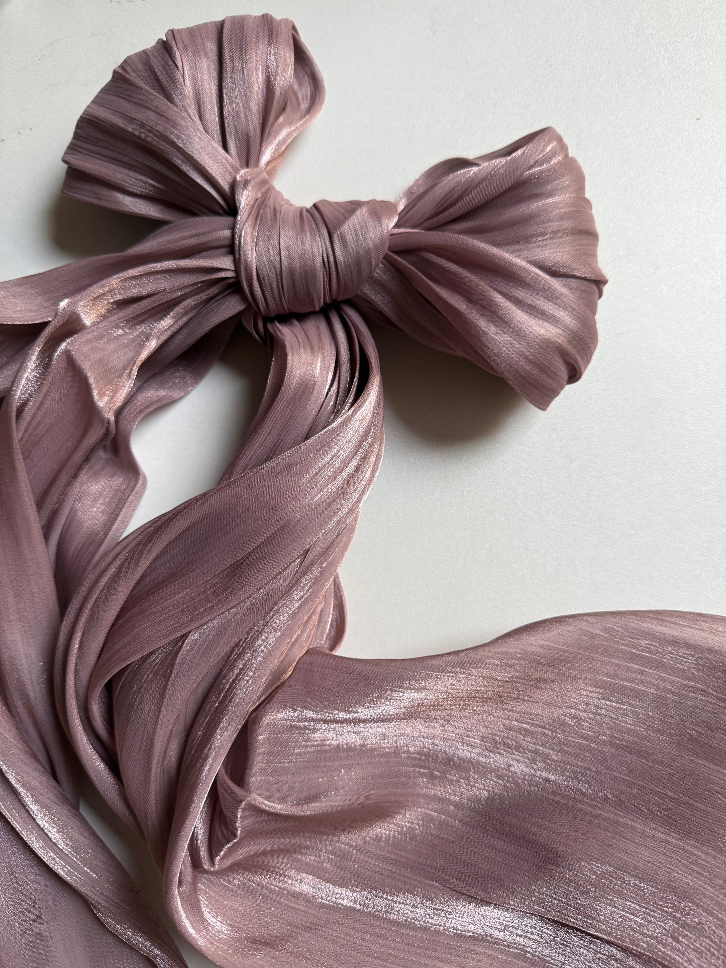 TAUPE Shimmer organza