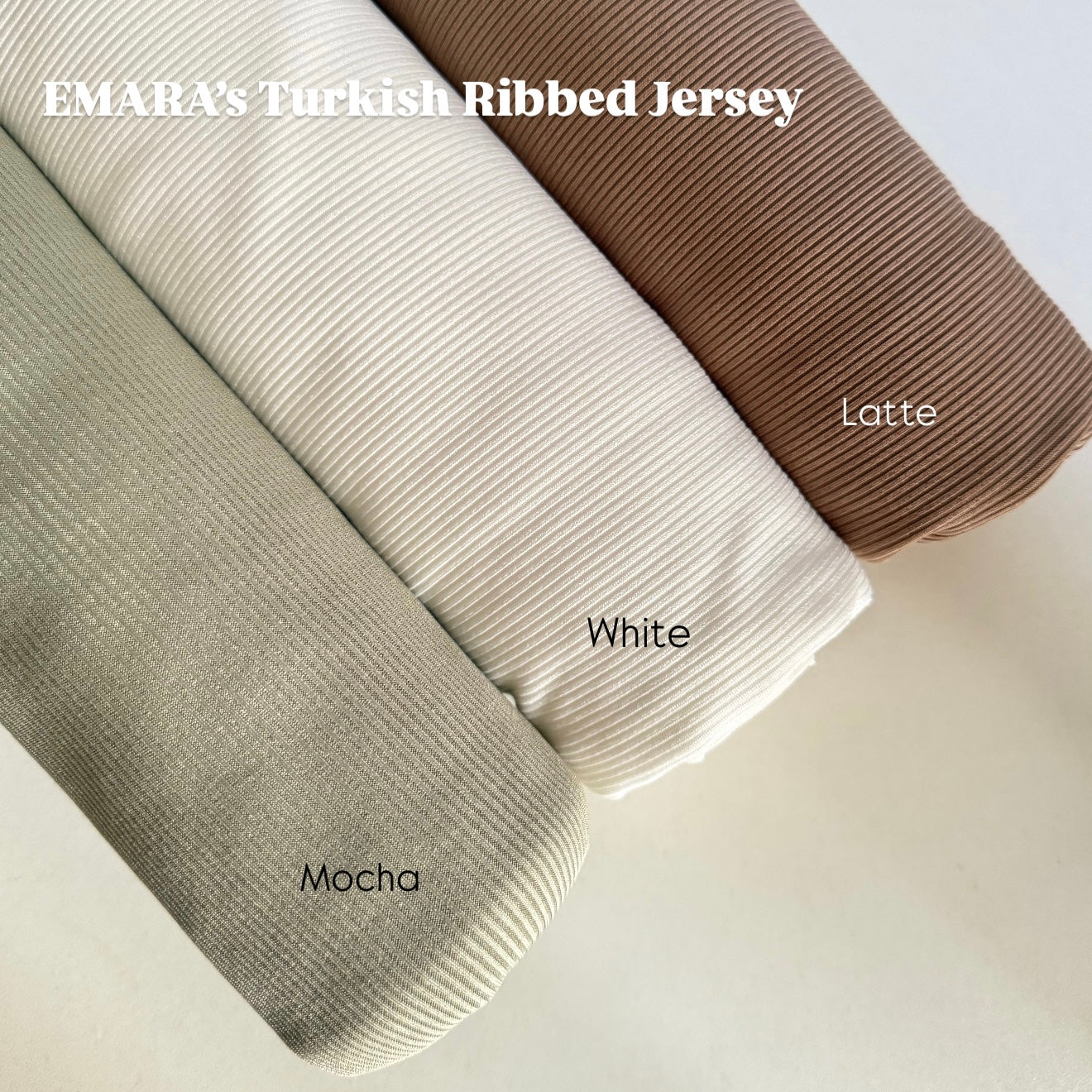 Ribbed Jersey Hijabs