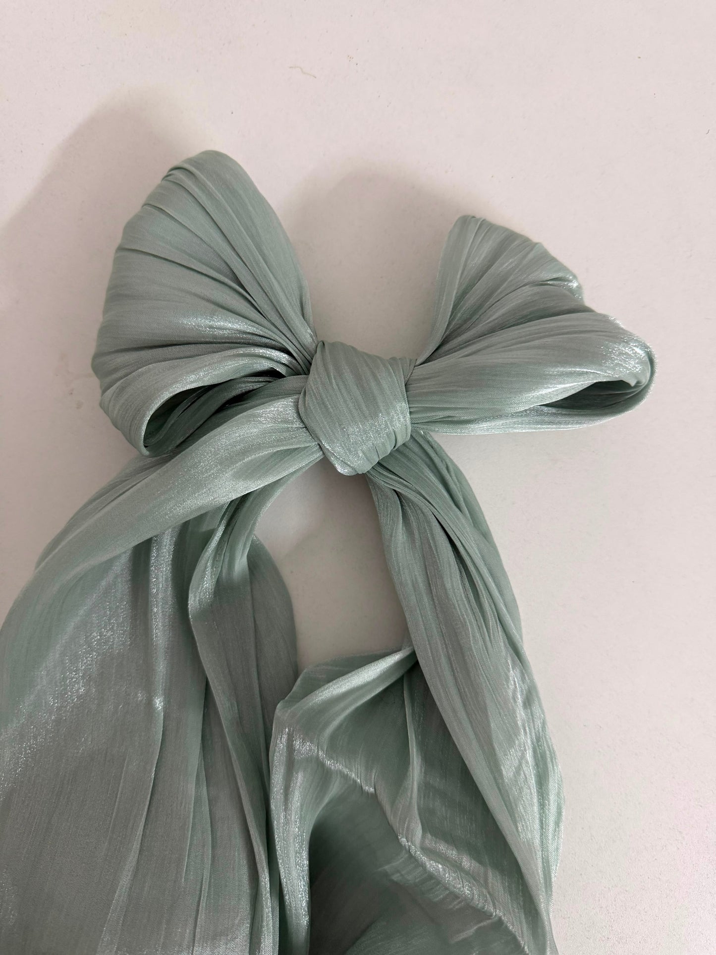 Pear Shimmer organza