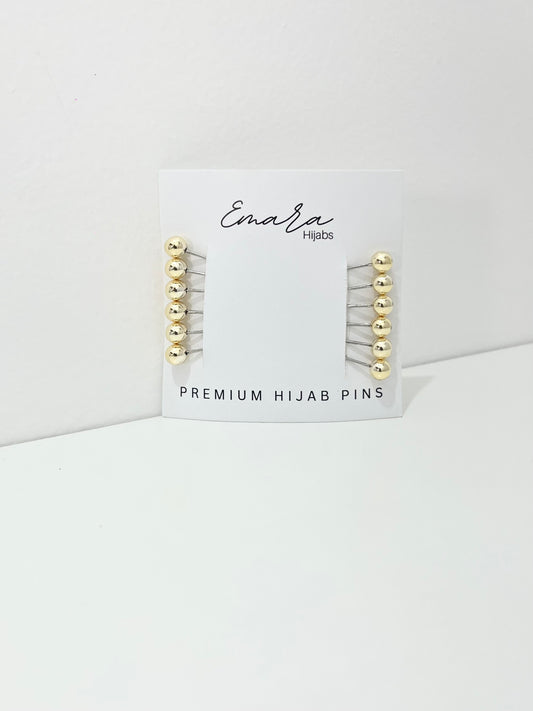 Golden Pearl Pins