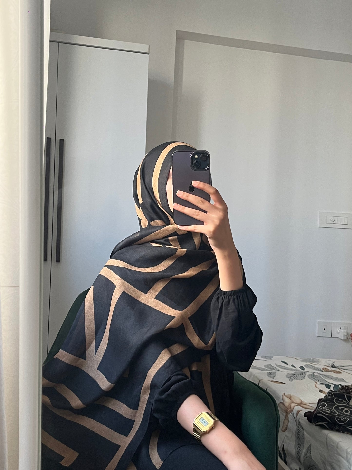 FANAH Printed Silk Hijab