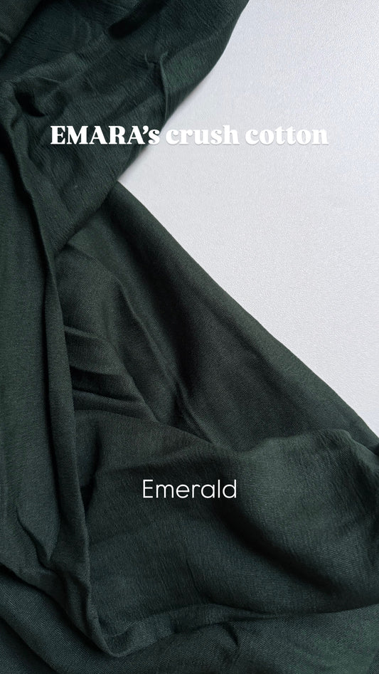 Emerald crush cotton