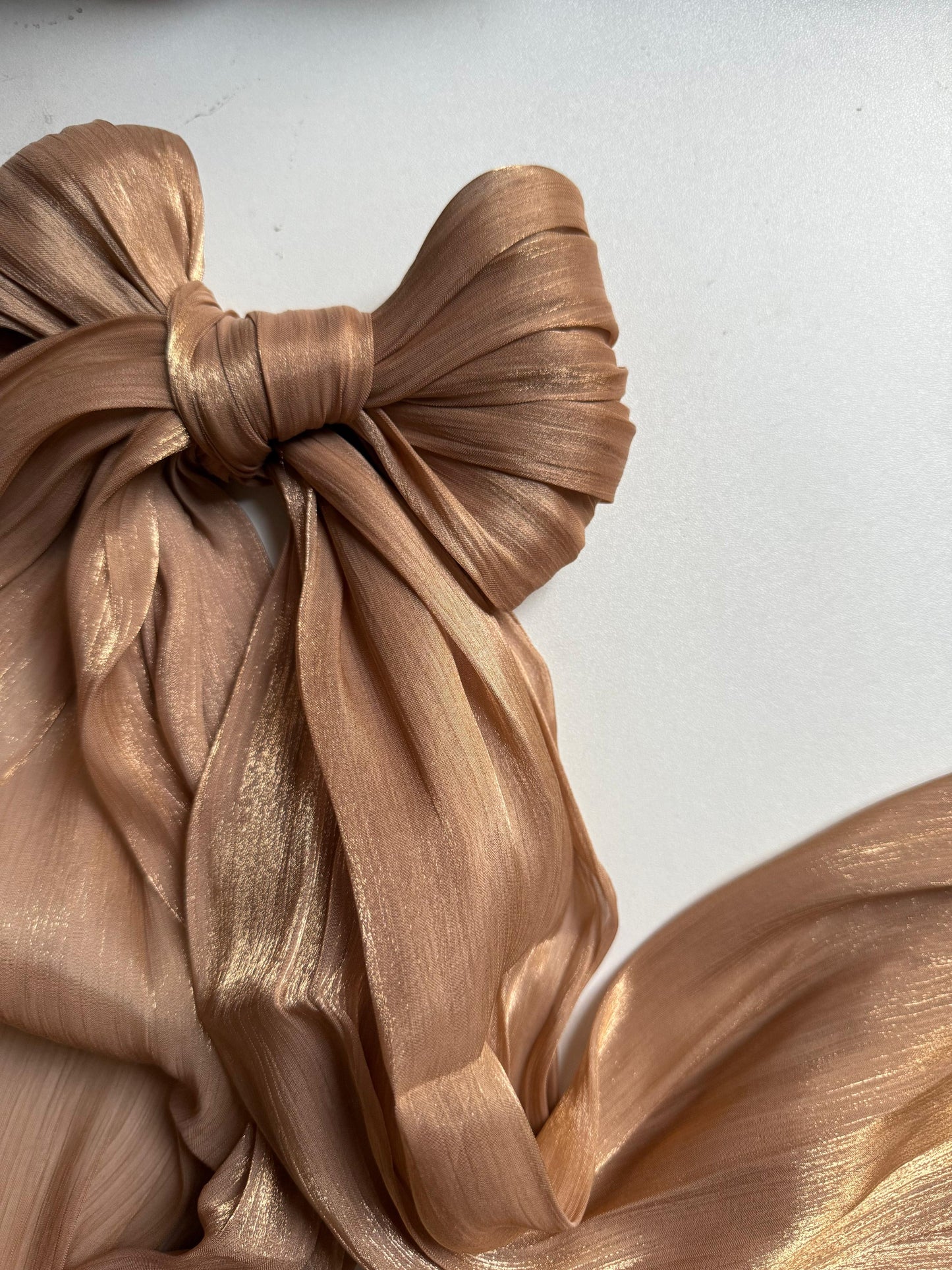 Gold Shimmer organza