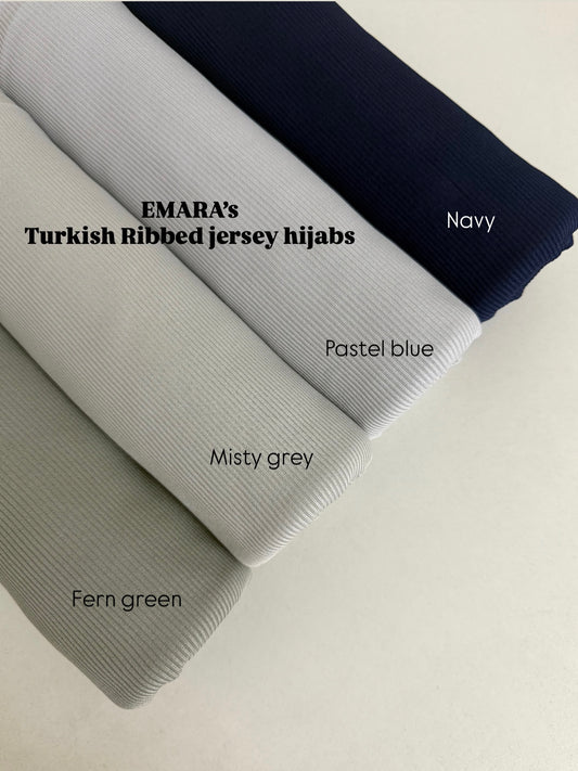 Ribbed Jersey Hijabs