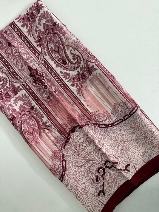HUSN Printed Silk Hijab