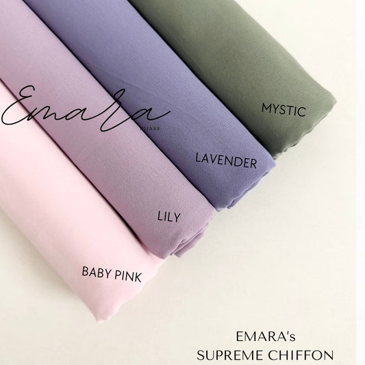 SUPREME CHIFFON • 200cm (Best Sellers)